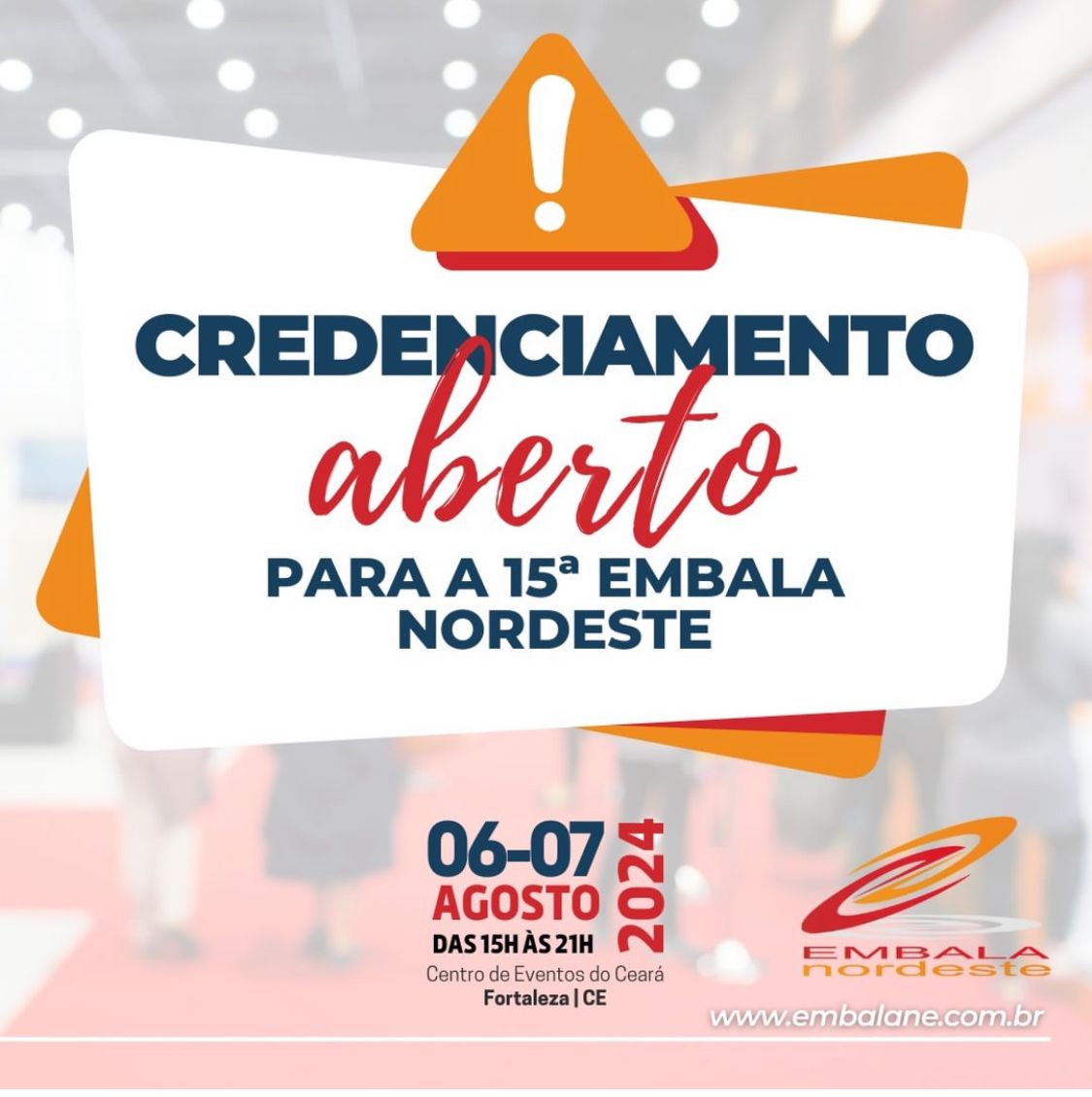 Participe do maior evento do setor de embalagens do Norte e Nordeste. Cadastre-se e fique por dentro das últimas novidades e tendências do segmento.